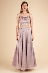 Lilac Crystal Top Bottom Set1896 video